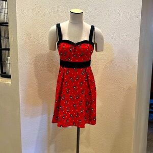 Cherry Red Disney dress size S